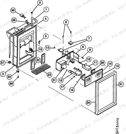 Взрыв-схема стиральной машины Frigidaire FPFE526VW - Схема узла Section 9